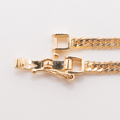 【新品仕上げ中古】K18 18金 喜平ネックレス (6面カットダブル) 50cm/10.1g 造幣局刻印あり（ホールマーク）kihei