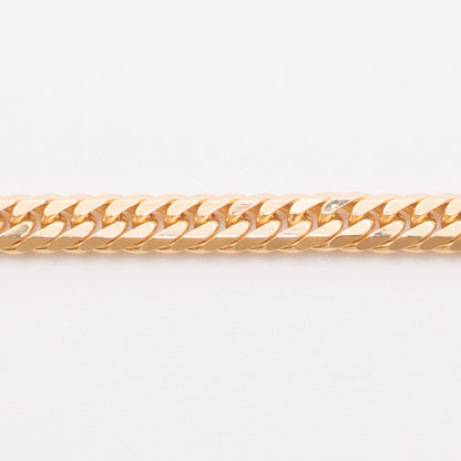 【新品仕上げ中古】K18 18金 喜平ブレスレット (6面カットダブル) 17cm/10.2g 造幣局刻印あり（ホールマーク）kihei