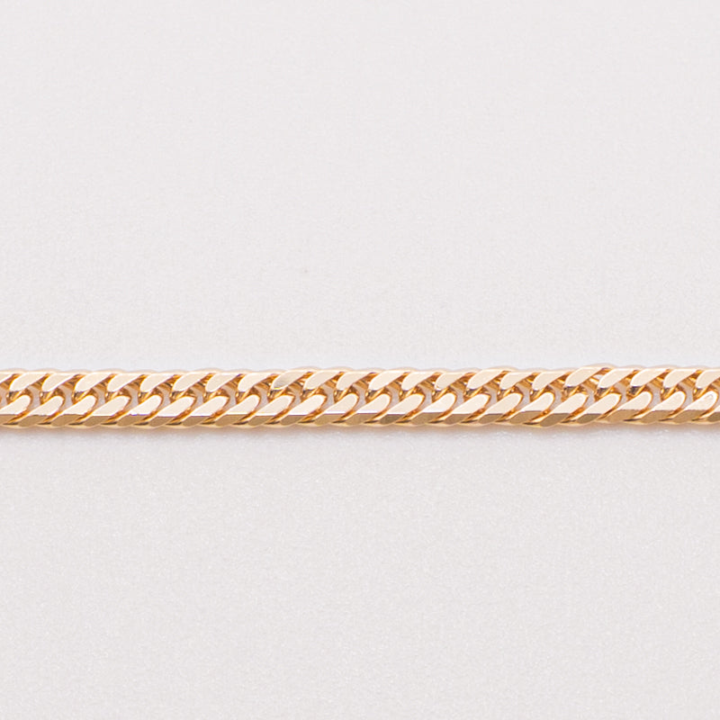 【新品仕上げ中古】K18 18金 喜平ネックレス (6面カットダブル) 50cm/10.3g 造幣局刻印あり（ホールマーク）kihei