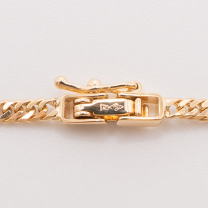 【新品仕上げ中古】K18 18金 喜平ネックレス (6面カットダブル) 50cm/10.3g 造幣局刻印あり（ホールマーク）kihei