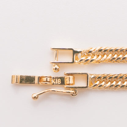 【新品仕上げ中古】K18 18金 喜平ネックレス (12面カットトリプル) 40cm/10g 造幣局刻印あり（ホールマーク）kihei