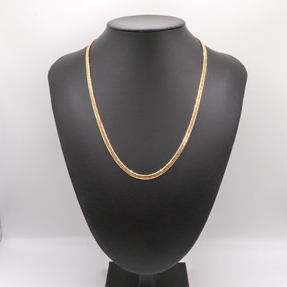 【新品仕上げ中古】K18 18金 喜平ネックレス (14面Mカットトリプル) 50cm/20.2g 造幣局刻印あり（ホールマーク）kihei