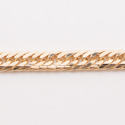 【新品仕上げ中古】K18 18金 喜平ブレスレット (14面Mカットトリプル) 19cm/10.8g 造幣局刻印あり（ホールマーク）kihei