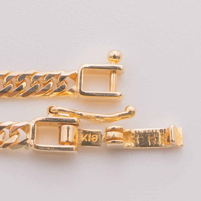 【新品仕上げ中古】K18 18金 喜平ネックレス(12面カットトリプル) 40cm/10.1g 造幣局刻印あり（ホールマーク）kihei