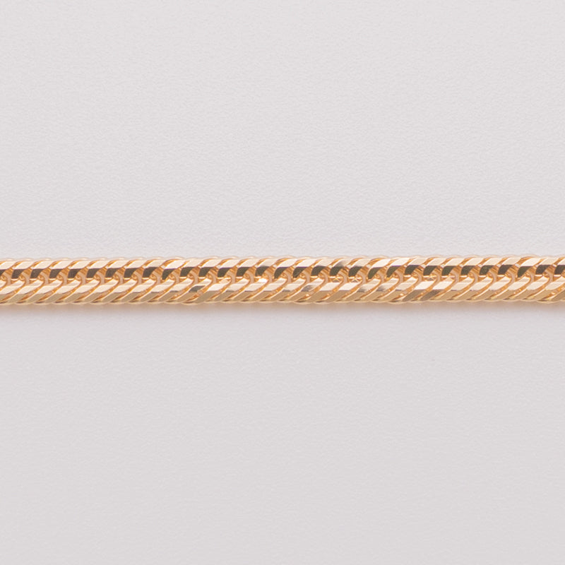 【新品仕上げ中古】K18 18金 喜平ネックレス(6面カットダブル) 40cm/10.1g 造幣局刻印あり（ホールマーク）kihei