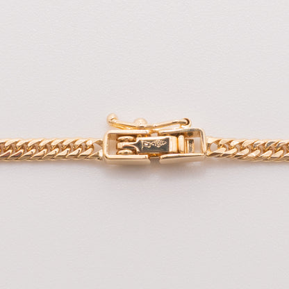 【新品仕上げ中古】K18 18金 喜平ネックレス(6面カットダブル) 50cm/10g 造幣局刻印あり（ホールマーク）kihei