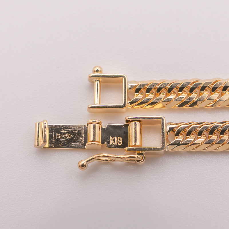 【新品仕上げ中古】K18 18金 喜平ネックレス(12面カットトリプル) 50cm/25.8g 造幣局刻印あり（ホールマーク）