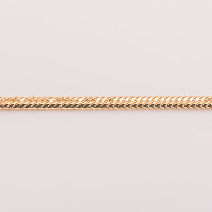 【新品仕上げ中古】K18 18金 喜平ネックレス(12面カットトリプル) 50cm/12.5g 造幣局刻印あり（ホールマーク）