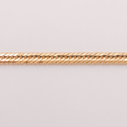 【新品仕上げ中古】K18 18金 喜平ネックレス(12面カットトリプル) 18cm/10.1g 造幣局刻印あり（ホールマーク）