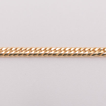 【新品仕上げ中古】K18 18金 喜平ネックレス(6面カットダブル) 45cm/11.6g 造幣局刻印あり（ホールマーク）