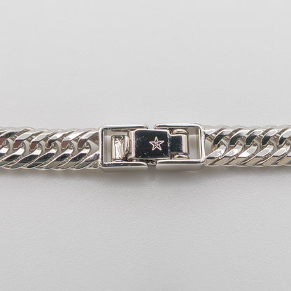 【新品仕上げ中古】Pt999 純プラチナ GINZA TANAKA 喜平ブレスレット(12面カットトリプル) 20cm/21.1g 造幣局刻印・ホシエスマークあり（ホールマーク）