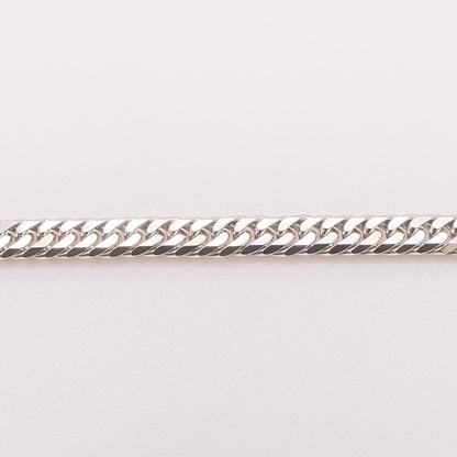 【新品仕上げ中古】Pt850 プラチナ喜平ネックレス(6面カットダブル) 50cm/20.4g 造幣局刻印あり（ホールマーク）