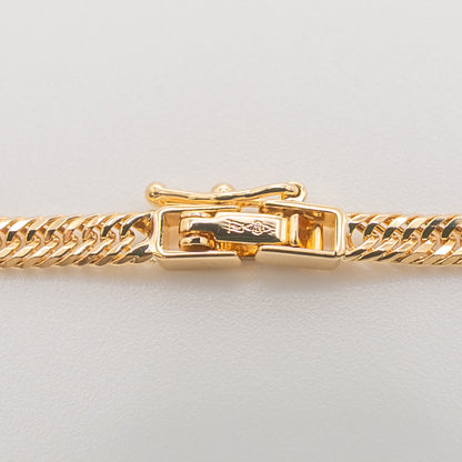 【新品仕上げ中古】K18 18金 喜平ネックレス(12面カットトリプル) 50cm/12.5g 造幣局刻印あり（ホールマーク）