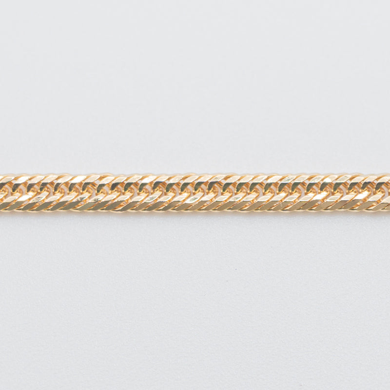 【新品仕上げ中古】K18 18金 喜平ブレスレット(12面カットトリプル) 18cm/5.1g 造幣局刻印あり（ホールマーク）kihei