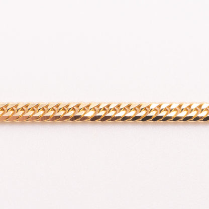 【新品仕上げ中古】K18 18金 喜平ネックレス(6面カットダブル) 50cm/10.2g 造幣局刻印あり（ホールマーク）