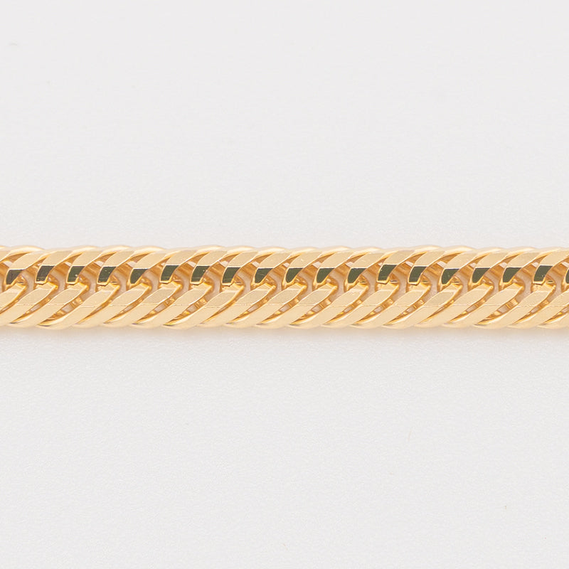 【新品仕上げ中古】K18 18金 喜平ブレスレット(12面カットトリプル) 18cm/5.1g H&D 造幣局刻印あり（ホールマーク）kihei
