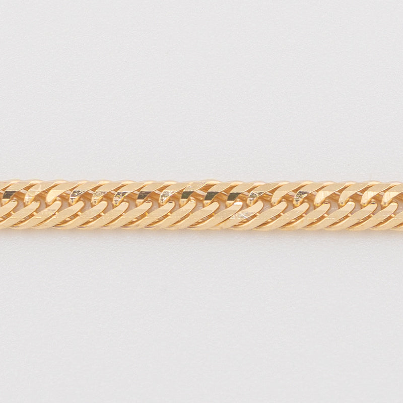 【新品仕上げ中古】K18 18金 喜平ネックレス(8面カットトリプル) 50cm/7.7g 造幣局刻印あり（ホールマーク）kihei