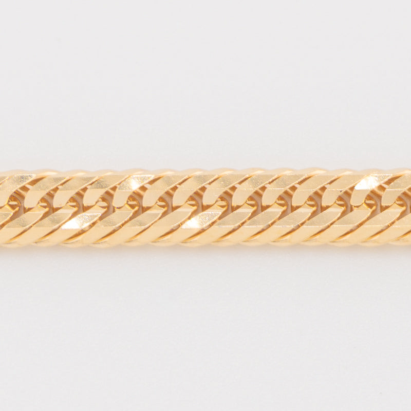 【新品仕上げ中古】K18 18金 喜平ブレスレット(12面カットトリプル) 18cm/10.2g 造幣局刻印あり（ホールマーク）kihei