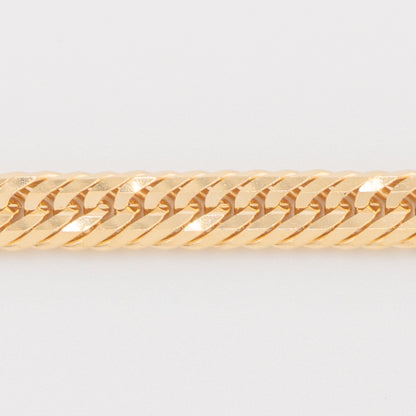 【新品仕上げ中古】K18 18金 喜平ブレスレット(12面カットトリプル) 18cm/10.2g 造幣局刻印あり（ホールマーク）kihei