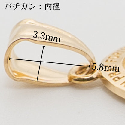 【新品】K18 18金 聖母マリア 不思議のメダイ ゴールドペンダントトップ 約2.2g