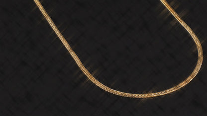 【新品】K18 18金 中空喜平ネックレス（2面カットクワドループル）43cm/5g kihei