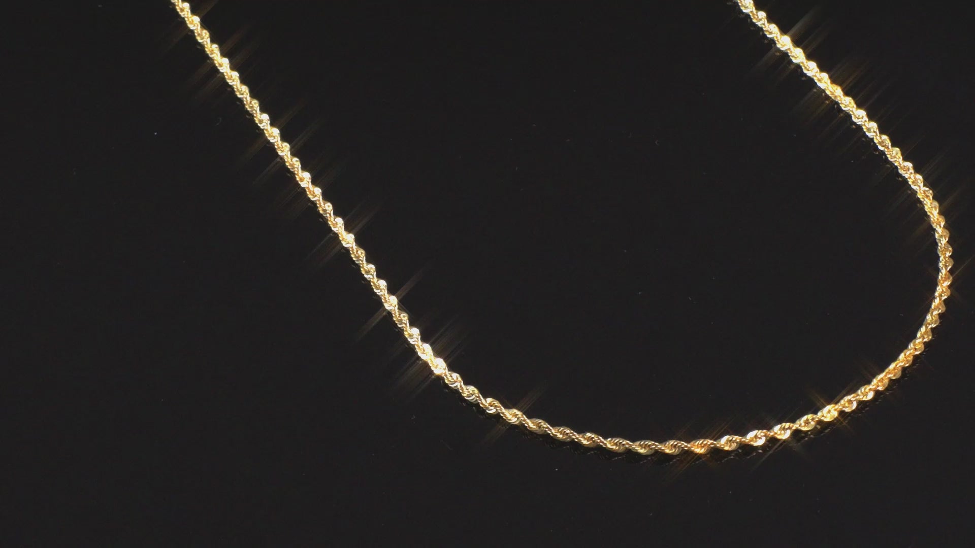 新品】K18 18金 中空シャイニーロープチェーンネックレス 50cm