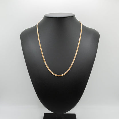 【新品仕上げ中古】K18 18金 喜平ネックレス(12面カットトリプル) 50cm/12.2g 造幣局刻印あり（ホールマーク）kihei
