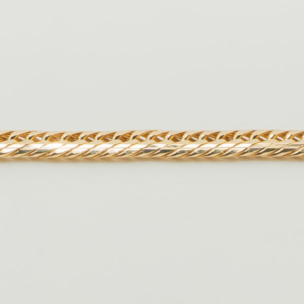K18 18金喜平ネックレス(16面カットトリプル) 55cm/22.4g ゴールド キヘイ ネックレスメンズ&レディース ユニセックス - 画像 (3)
